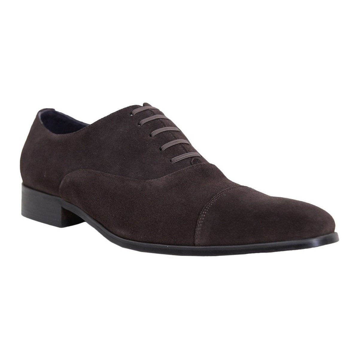 Carrucci Shoes For Amazon 13 D-M Carrucci Mens Brown Suede Cap Toe Oxford Leather Dress Shoes