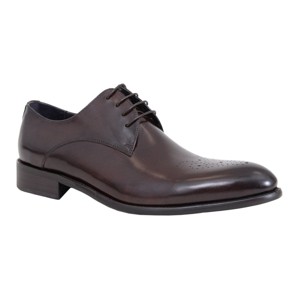 Carrucci Shoes For Amazon 9 D-M Carrucci Men&#39;s Genuine Leather Brown Lace Up Oxford Brogues Dress Shoes