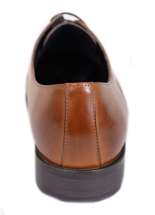 Carrucci Shoes For Amazon Carrucci Men's Genuine Leather Cognac Brown Lace Up Oxford Brogues Dress Shoes