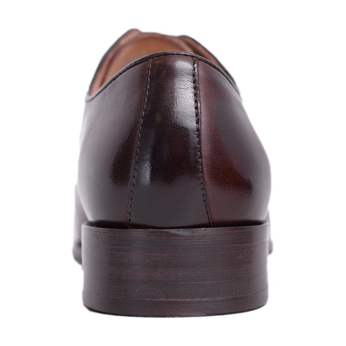 Carrucci Mens Brown Chestnut Whole Cut Oxford Leather Dress Shoes, 9 Carrucci Mens Brown Chestnut Whole Cut Oxford Leather Dress Shoes, 9