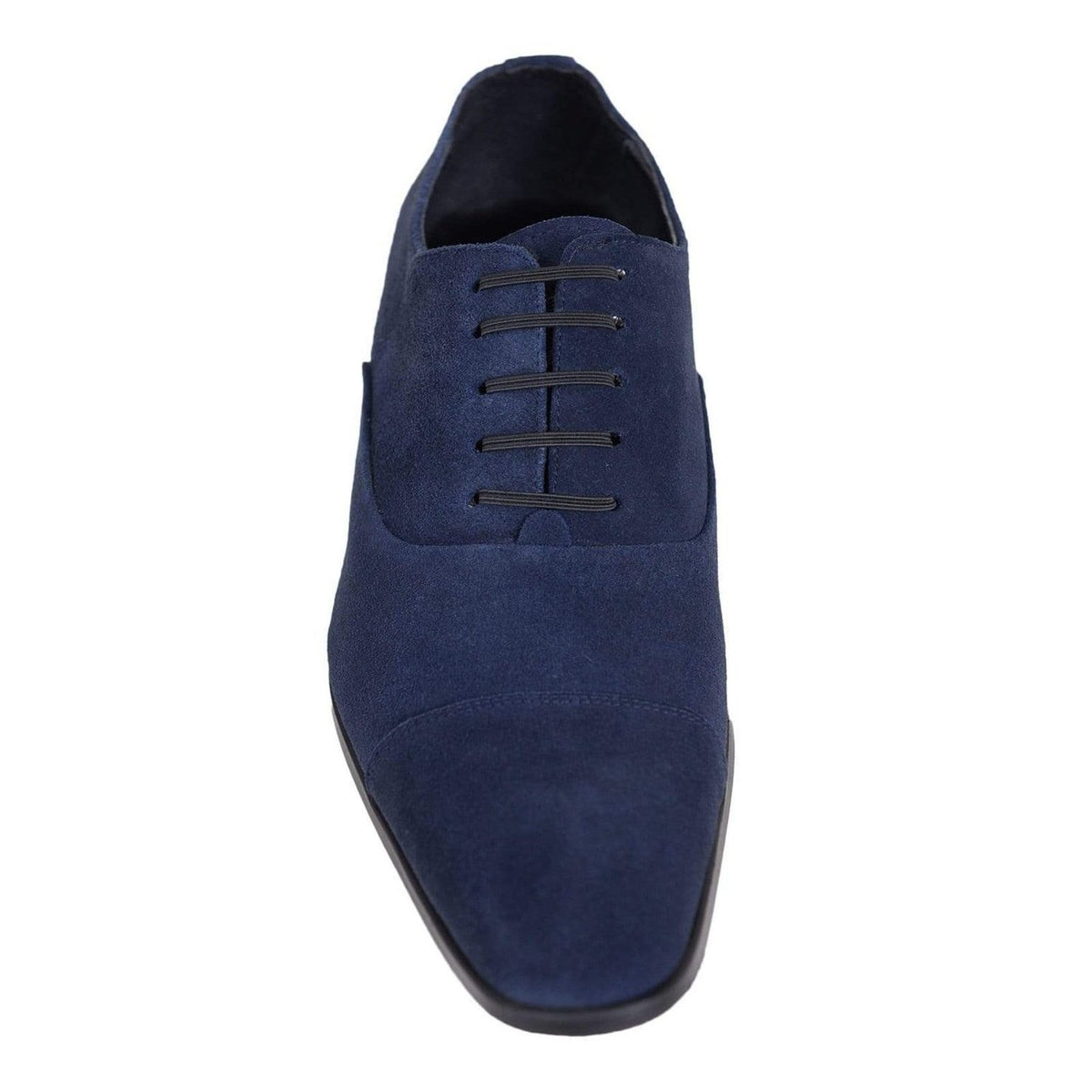 Carrucci Shoes For Amazon Carrucci Mens Navy Blue Suede Cap Toe Oxford Leather Dress Shoes