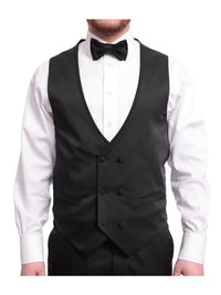 Thumbnail for Cemden Sale Suits Cemden Slim Fit Black Sparkled One Button Three Piece Tuxedo Suit