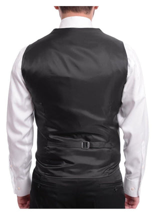 Cemden Sale Suits Cemden Slim Fit Black Sparkled One Button Three Piece Tuxedo Suit
