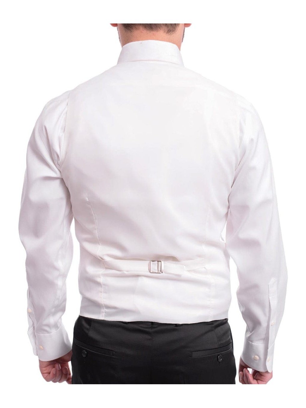 Cemden Sale Suits Cemden Slim Fit Textured White One Button Three Piece Tuxedo Suit