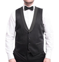 Thumbnail for Cemden TUXEDOS Cemden Extra Slim Fit Textured Hunter Green One Button Tuxedo With Matching Vest