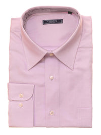 Thumbnail for Chams SHIRTS 17 32/33 Chams Classic Fit Light Purple Twill Fine Combed Cotton Dress Shirt