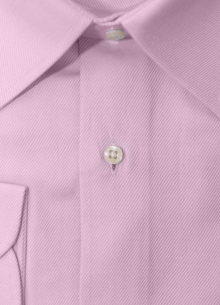 Chams SHIRTS Chams Classic Fit Light Purple Twill Fine Combed Cotton Dress Shirt