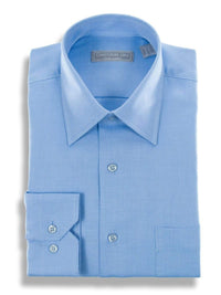Thumbnail for Christopher Lena SHIRTS 16 1/2 36/37 Mens Big & Tall Blue Twill Cotton Dress Shirt