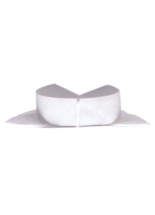 Christopher Lena SHIRTS Regular Fit White Textured Wingtip Collar Wrinkle Free Cotton Tuxedo Dress Shirt