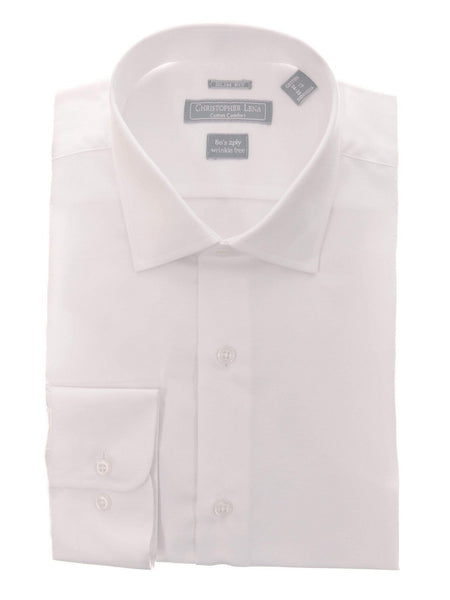 Christopher Lena Dress Shirt - Slim (17.5 33, White)