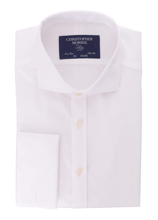 Christopher Morris Bestselling Items 16 34/35 Christopher Morris Men's 100% Cotton Non-Iron White French Cuff Dress Shirt