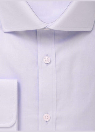 Christopher Morris Mens Bestselling Shirts 14 1/2 / 34/35 Christopher Morris Mens 100% Cotton Solid Blue Slim Fit Wrinkle Free Dress Shirt