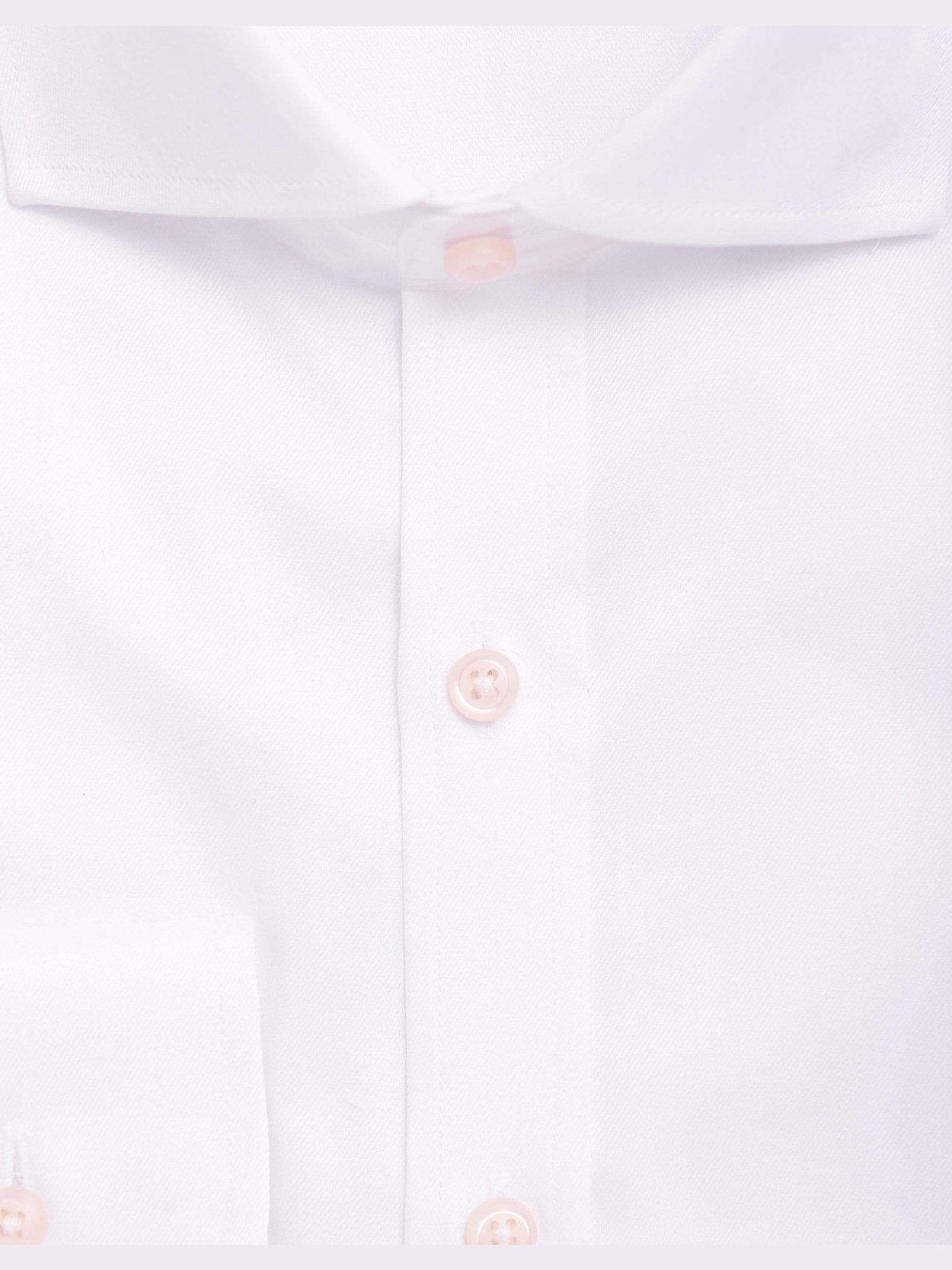 Christopher Morris Mens Bestselling Shirts Christopher Morris Men's 100% Cotton Solid White Non-Iron Slim Fit Dress Shirt