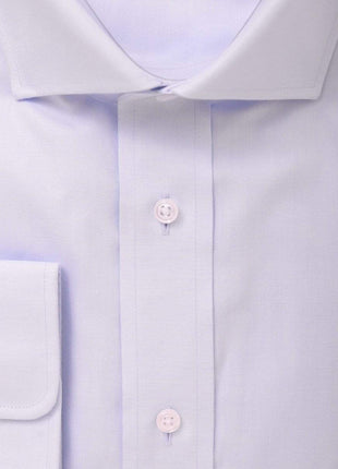 Christopher Morris Mens Bestselling Shirts Christopher Morris Mens Blue 100% Cotton Classic Fit Wrinkle Free Dress Shirt
