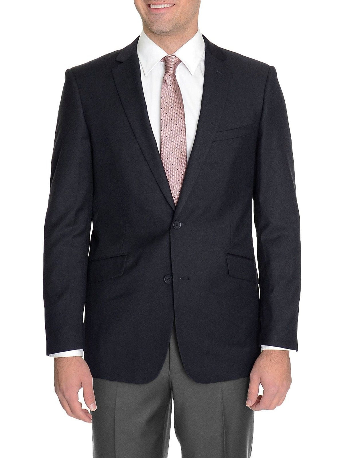 QIPOPIQ Clearance Men's Suits New Solid Color Single Two Button Slim Fit  Mens Formal Blazer Suit Jacket 