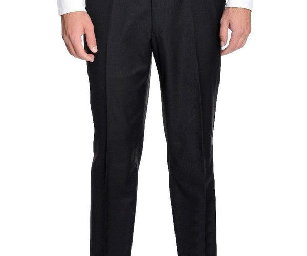 Shop Creativo Black Washable Dress Pants | The Suit Depot Shop Creativo Black Washable Dress Pants | The Suit Depot