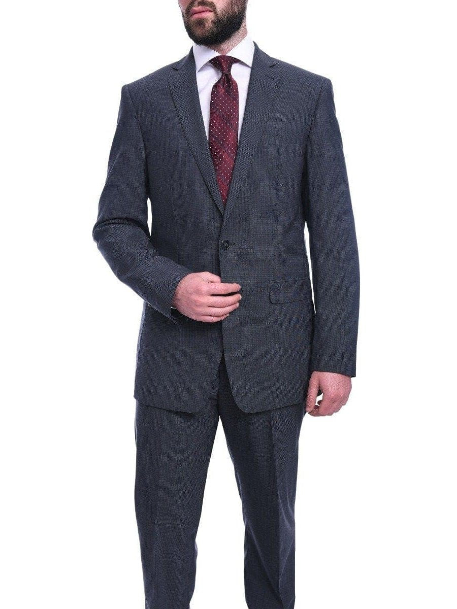 Davinci 36R Davinci Patterned Mens Suits