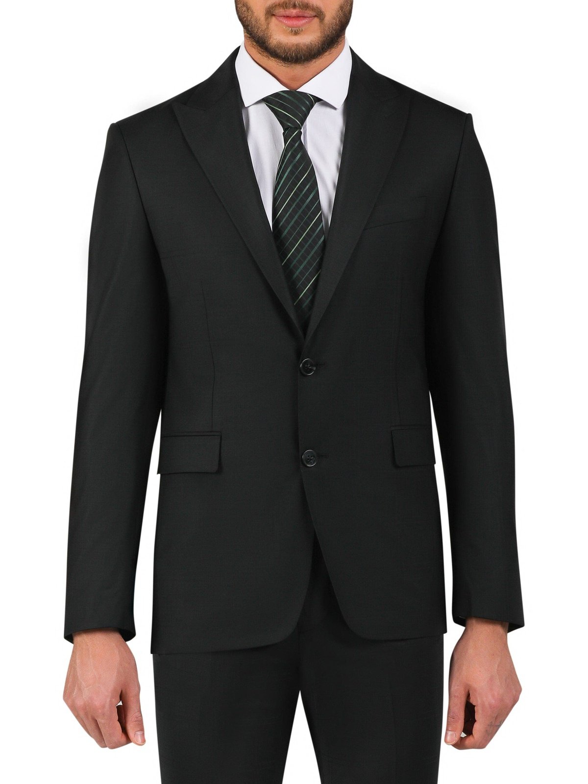 Shop Di'nucci Slim Fit Black 100% Wool Suit | The Suit Depot Shop Di'nucci Slim Fit Black 100% Wool Suit | The Suit Depot