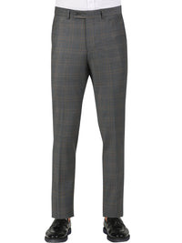 Thumbnail for Di'nucci SUITS Di'nucci Gray With Light Gray Pinstripe Peak Lapel Wool Suit