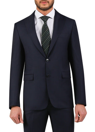 Di'nucci SUITS Di'nucci Navy Woven Notch Lapel Wool Suit