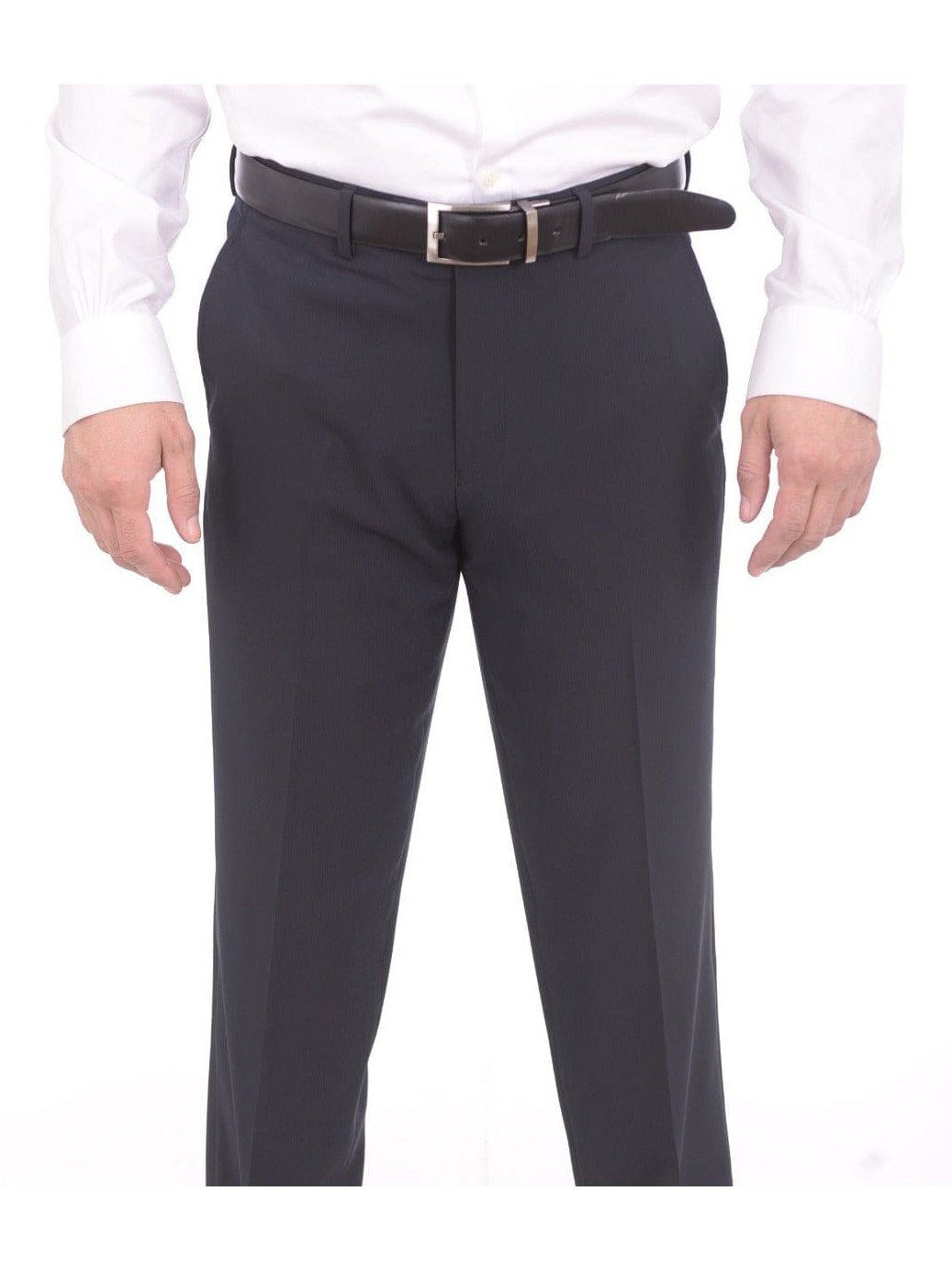 Eleganza Platinum Sale Suits Eleganza Platinum Slim Fit Navy Blue Tonal Striped Two Button Tuxedo Suit