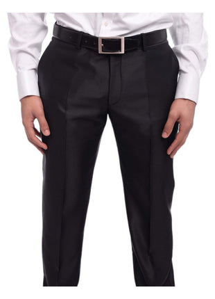 Emilio Guseppe TUXEDOS Emilio Gueseppe Slim Fit Burgundy & Black Check Tuxedo Suit With Shawl Lapels