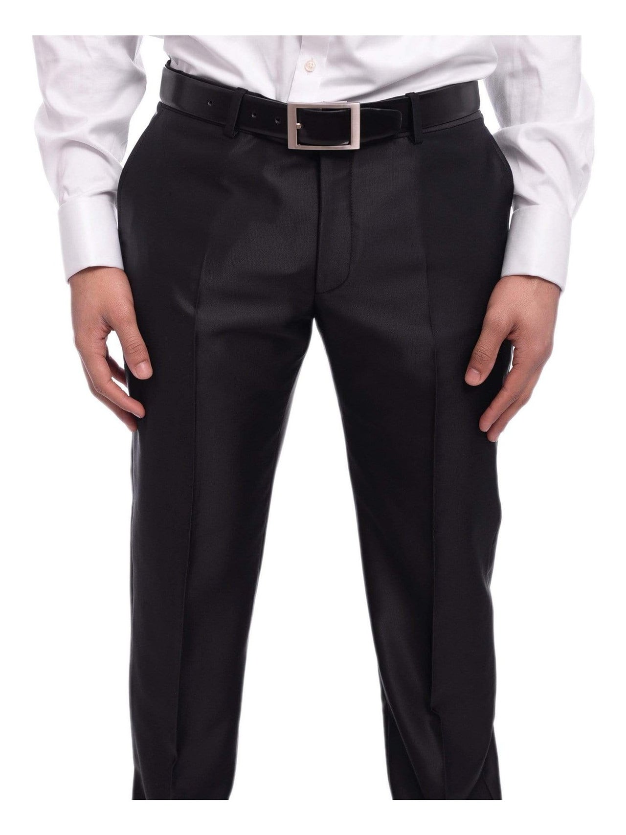 Emilio Guseppe TUXEDOS Emilio Gueseppe Slim Fit Burgundy & Black Check Tuxedo Suit With Shawl Lapels