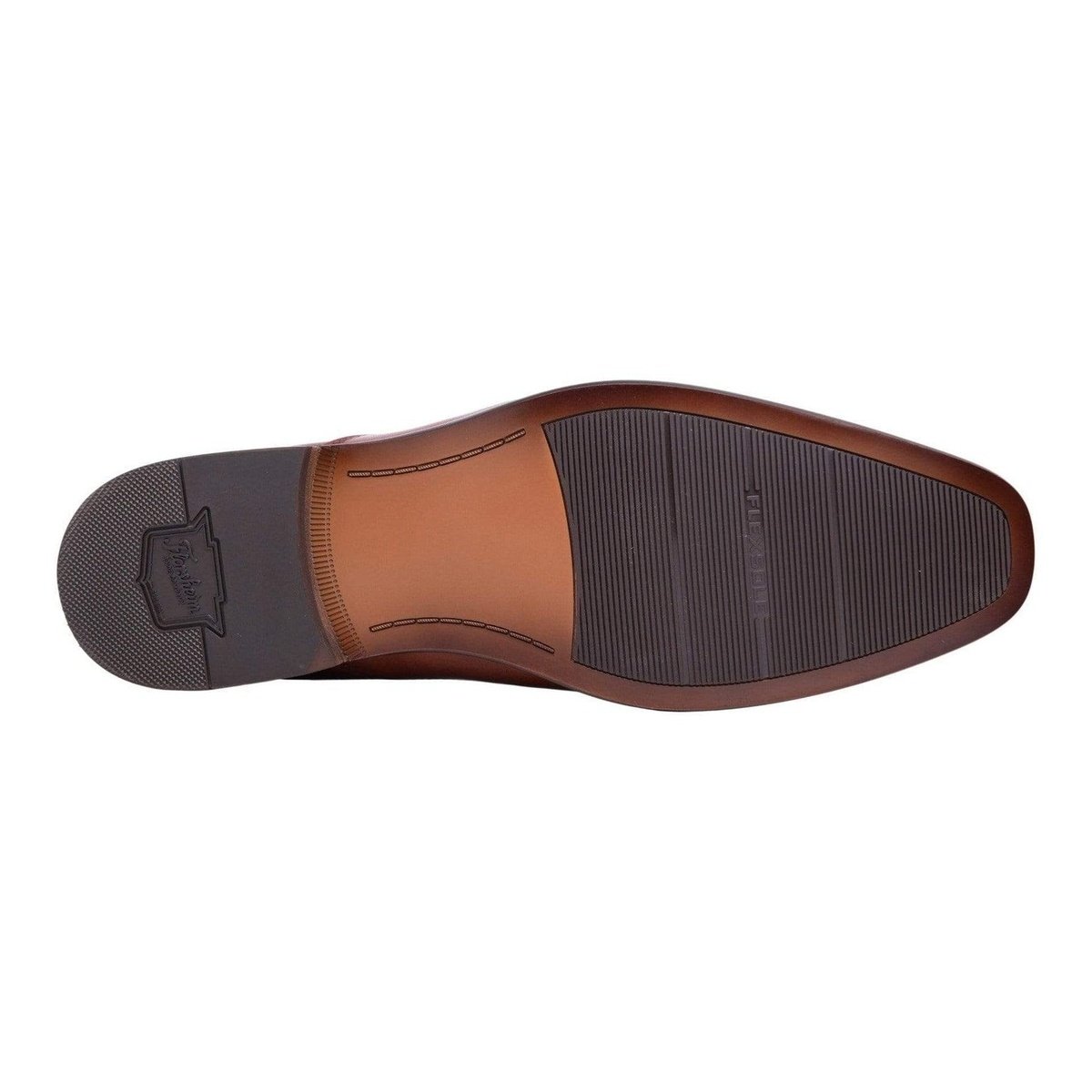 Florsheim SHOES Florsheim Postino Cognac Brown Slip On Leather Dress Shoes