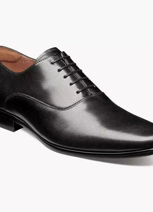 Florsheim SHOES Florsheim Postino Solid Black Oxford Leather Dress Shoes