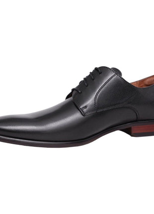 Florsheim SHOES Florsheim Postino Textured Black Oxford Leather Dress Shoes