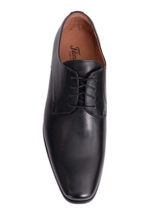 Florsheim SHOES Florsheim Postino Textured Black Oxford Leather Dress Shoes