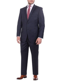 Thumbnail for Giorgio Cosani TWO PIECE SUITS Giorgio Cosani Regular Fit Solid Navy Blue Two Button Wool Suit