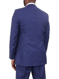 Thumbnail for Giorgio Cosani TWO PIECE SUITS Giorgio Cosani Regular Fit Solid Royal Blue Two Button Wool Cashmere Blend Suit