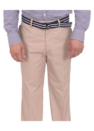 Haggar Sale Pants 32X30 Haggar Regular Fit Solid Beige Flat Front Washable Chino Cotton Blend Pants