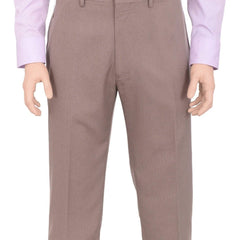 Haggar Sale Pants 40X30 Haggar Regular Fit Taupe Textured Flat Front Comfort Waist Dress Pants