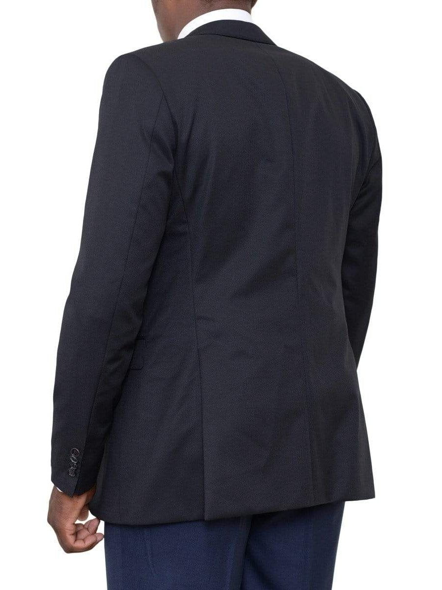 HUGO BOSS BLAZERS Hugo Boss The James3 Slim Fit Solid Black Two Button Wool Blazer