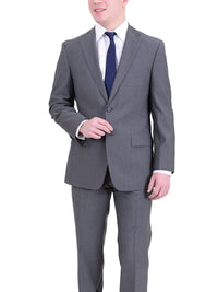 Thumbnail for HUGO BOSS TWO PIECE SUITS Hugo Boss Paolini1/movio1 Classic Fit Gray Plaid Two Button Wool Suit