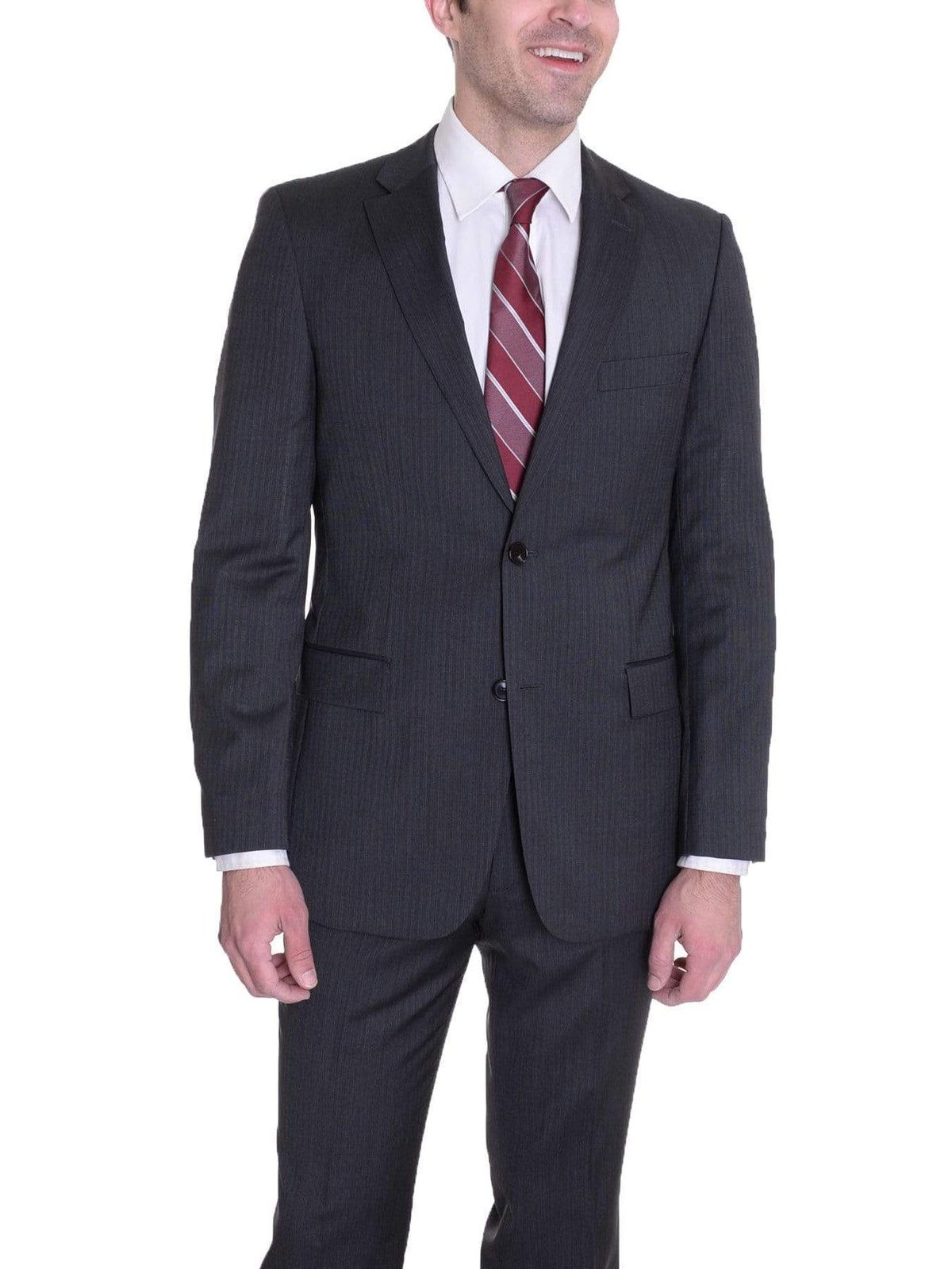 Shop HUGO BOSS Gray Wool Suit | The Suit Depot