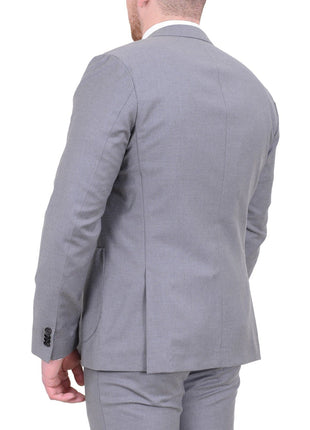 HUGO BOSS TWO PIECE SUITS Hugo Boss Rodman/wild Slim Fit Heather Gray Wool Cashmere Blend Suit