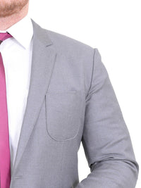 Thumbnail for HUGO BOSS TWO PIECE SUITS Hugo Boss Rodman/wild Slim Fit Heather Gray Wool Cashmere Blend Suit