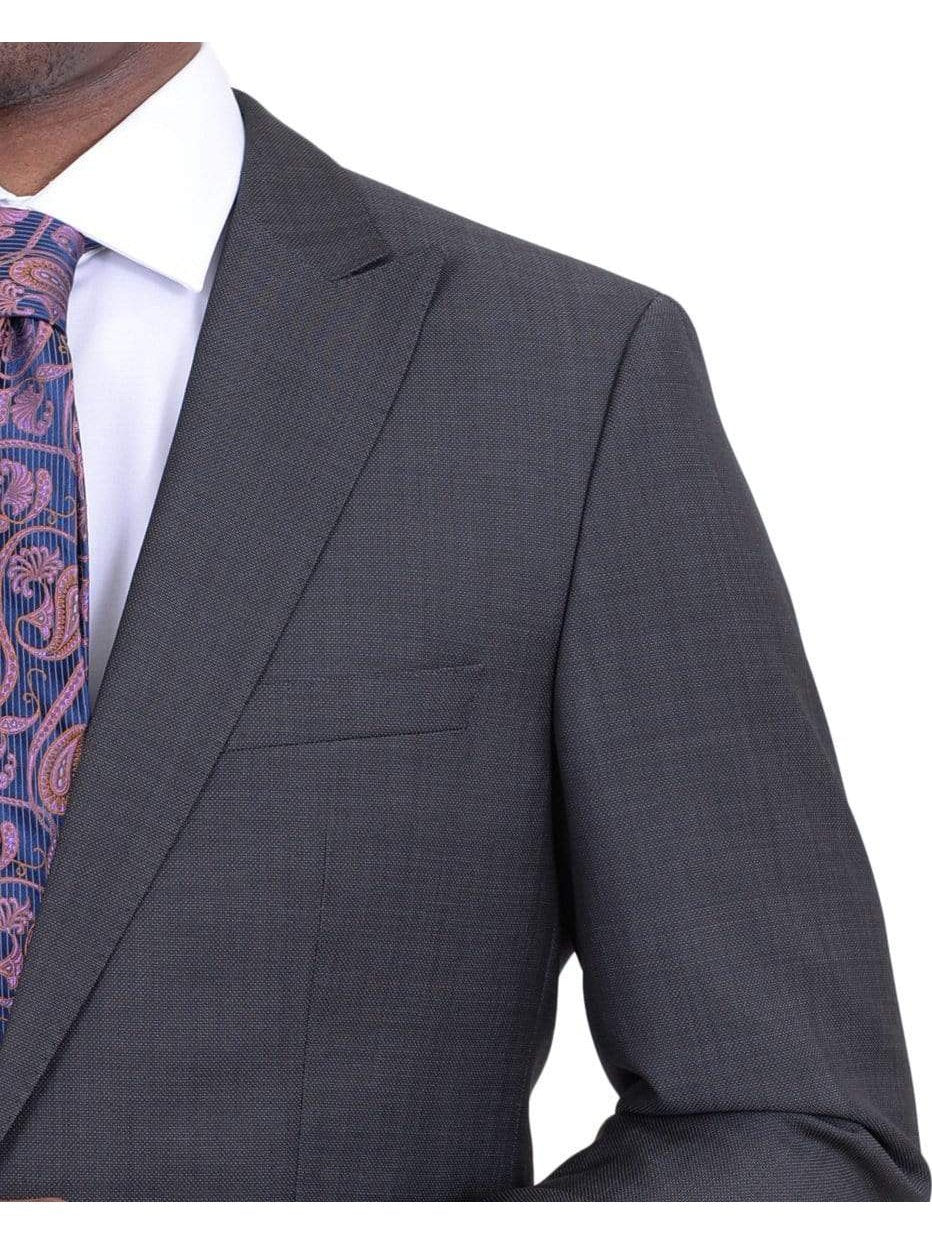 HUGO BOSS Charcoal 100% Wool | The Suit