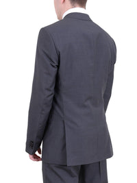 Thumbnail for HUGO BOSS TWO PIECE SUITS Hugo Boss The Fordham/central Gray Mini Check Wool Suit With Peak Lapels