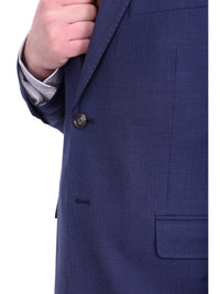 Thumbnail for I Uomo TWO PIECE SUITS I Uomo Mens Regular Fit Blue Nailhead Two Button Wool Suit
