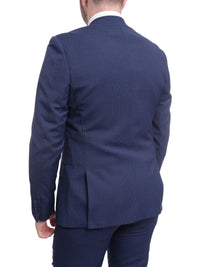 Thumbnail for Ideal TWO PIECE SUITS Ideal Slim Fit Blue Houndstooth Two Button Wool Suit