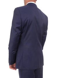 Thumbnail for Ideal TWO PIECE SUITS Ideal Slim Fit Solid Blue Two Button Wool Suit