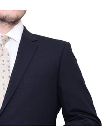 Thumbnail for Ideal TWO PIECE SUITS Ideal Slim Fit Solid Navy Blue Two Button Half Lined Wool Blend Suit