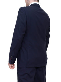 Thumbnail for Ideal TWO PIECE SUITS Ideal Slim Fit Solid Navy Blue Two Button Half Lined Wool Blend Suit