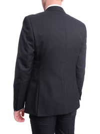 Thumbnail for Ideal TWO PIECE SUITS Ideal Slim Fit Solid Navy Blue Two Button Wool Suit With Peak Lapels