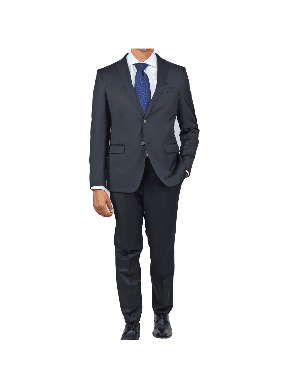 John Varvatos black wool blend men&#39;s suit