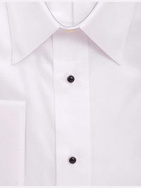 Thumbnail for Jos A Bank Jos A Bank Classic Fit Textured White French Cuff Cotton Tuxedo Shirt
